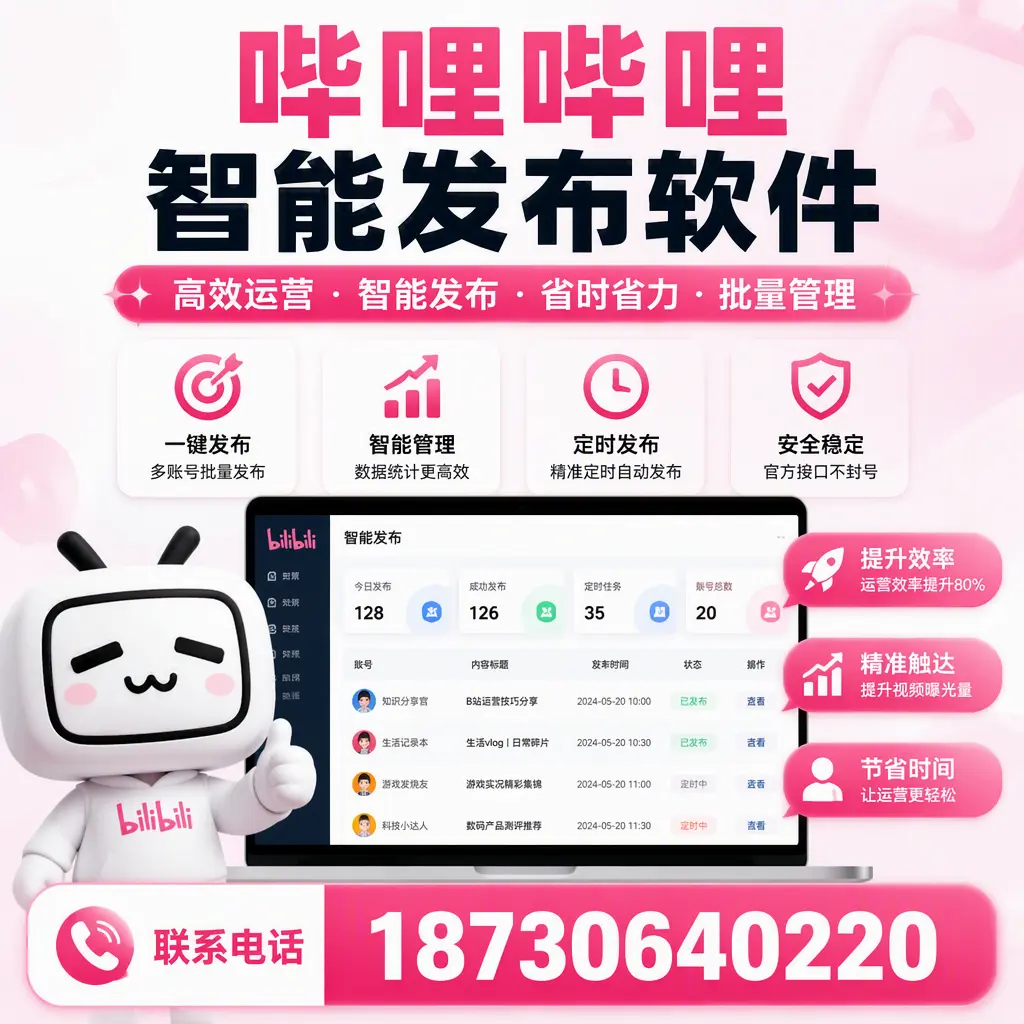 如何通过哔哩哔哩智能发布软件优化内容发布策略？